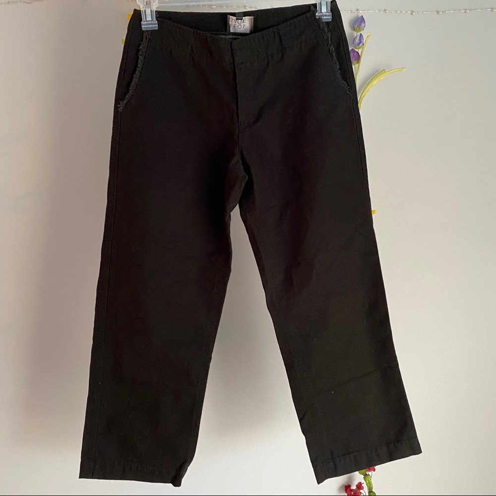 Cropped Wide Leg Pants